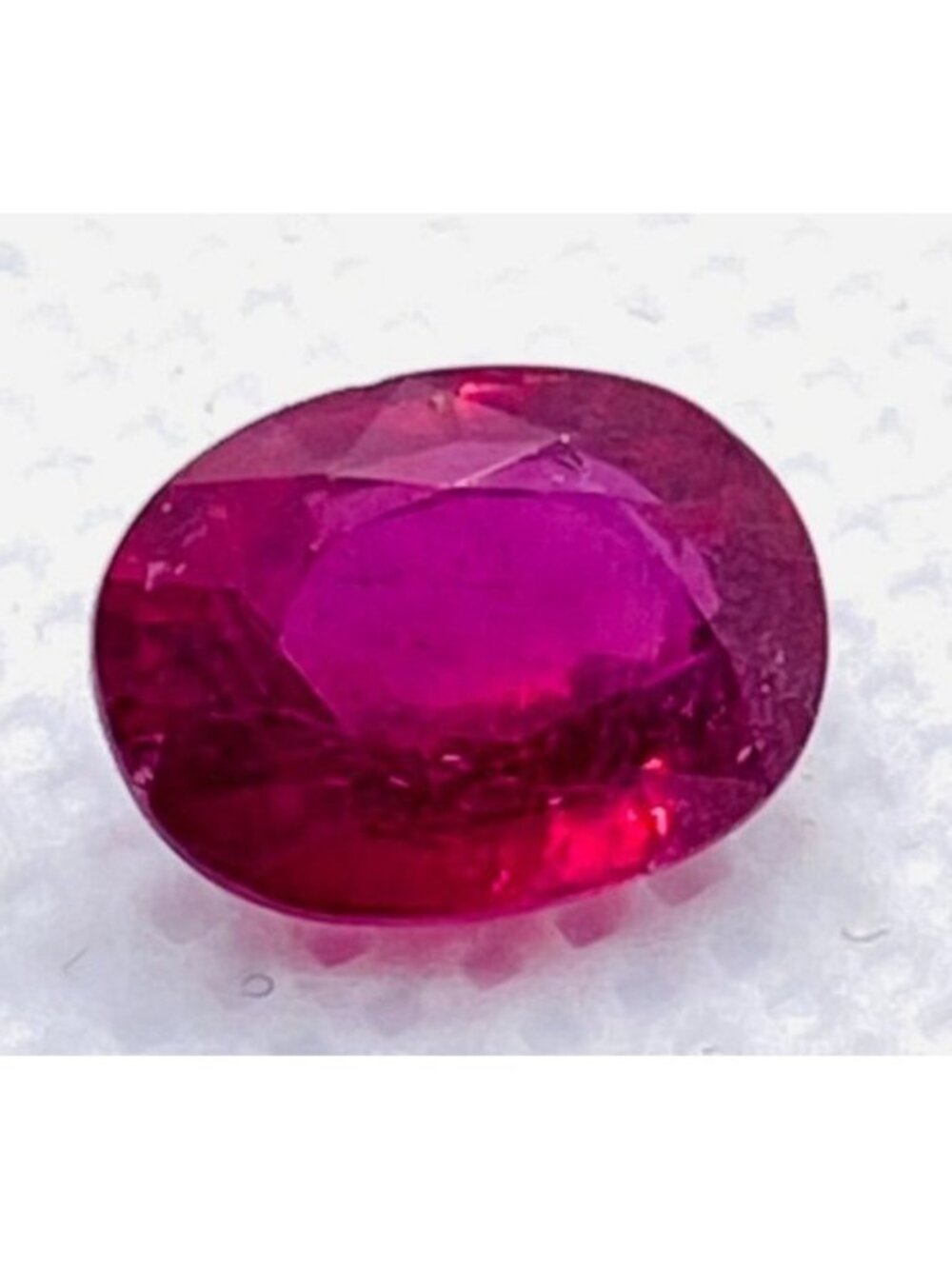 Glass Filled Ruby GIA Certified 3.06 Carats Brilliant Cut